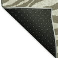 thumbnail image 3 of Addison Rugs Mayfield Washable Animal Skin Pattern Zebra Taupe Rectangle Rug, 2'6" x 3'10", 3 of 6