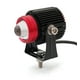 thumbnail image 1 of Nuevas luces antiniebla LED para coche con pistola de acero pequeño, focos impermeables blancos y amarillos, faros de locomotora para motocicleta muy lejos 20*13*5,5 cm, 1 of 5