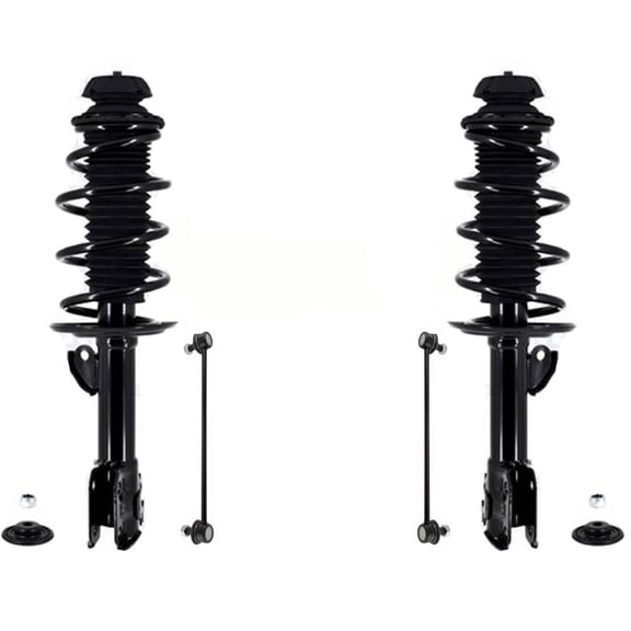 Complete Coil Spring Strut Assembly For 2012-2015 Toyota Prius C Sway Bar Link