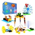thumbnail image 1 of Robot Kit Children Electronic Science Experimental Project Boys Toys Boys DIY Engineering Robot Construction Kit, 1 of 8