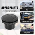 thumbnail image 4 of Universal Negro Aire Acondicionador Ventilador Deflector Salida Para RV Yate, 4 of 7
