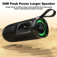 thumbnail image 2 of Altavoz Bluetooth Bobtot Portable IPX6 Resistente al Agua 15W Negro, 2 of 7