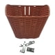 thumbnail image 2 of Cesta para bicicleta, cesta para manillar, cesta delantera para bicicleta, cesta colgante, para mujeres y Marrón, 2 of 8