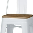 thumbnail image 6 of Rayne Metal Wood Counter Stool (Set of 2), 6 of 11