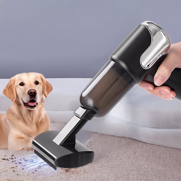 NUAN Portable Cordless Handheld Vacuum, 15000Pa Car Vacuum & Pet Hair Remover, Type-C, Black