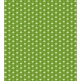 thumbnail image 3 of Ambesonne Floral Duvet Cover Sets, Vertical Stripes with Leaves, 2-King, Lime Green and White, 3 of 6