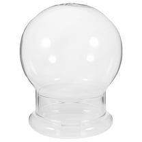 EXHUMKY Glass Display Dome Container for Indoor Plants Greenhouse Home Decor Terrarium Cover 1 Piece