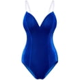thumbnail image 2 of Disfraz de Conejita de Terciopelo para Mujer Wannsee Azul 2XL Conjunto de Body, 2 of 7