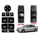 thumbnail image 4 of Riwesomey Reutilizable Car Auto Window Control y Radio Botones Cover Trim Sticker Kit para W204 C250 C300 C350 Automoción decorativa y accesorios, 4 of 7
