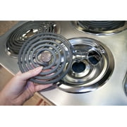 Range Kleen 12782XCD5 Style A Heavy Duty Chrome Drip Bowls, 2 Pack