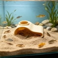thumbnail image 5 of Tdxkok Aquarium Under Gravel Tunnel Decor Fish Shrimp Hideout Cave Shelter Slide Ornament Safe Aquatic Pet Habitat Reduce Stress Aquascape Supply, 5 of 6