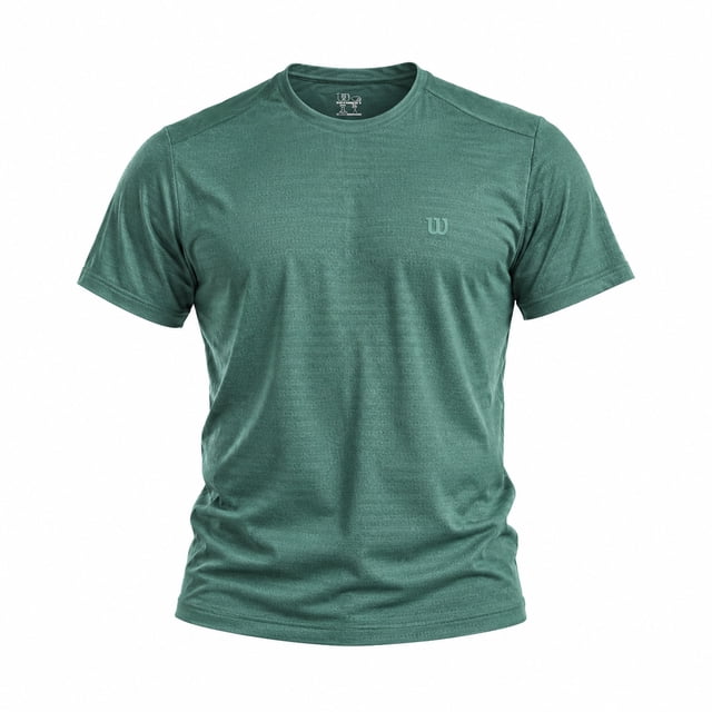 Playera Deportiva Wilson para Hombre Edge Color Verde Talla M