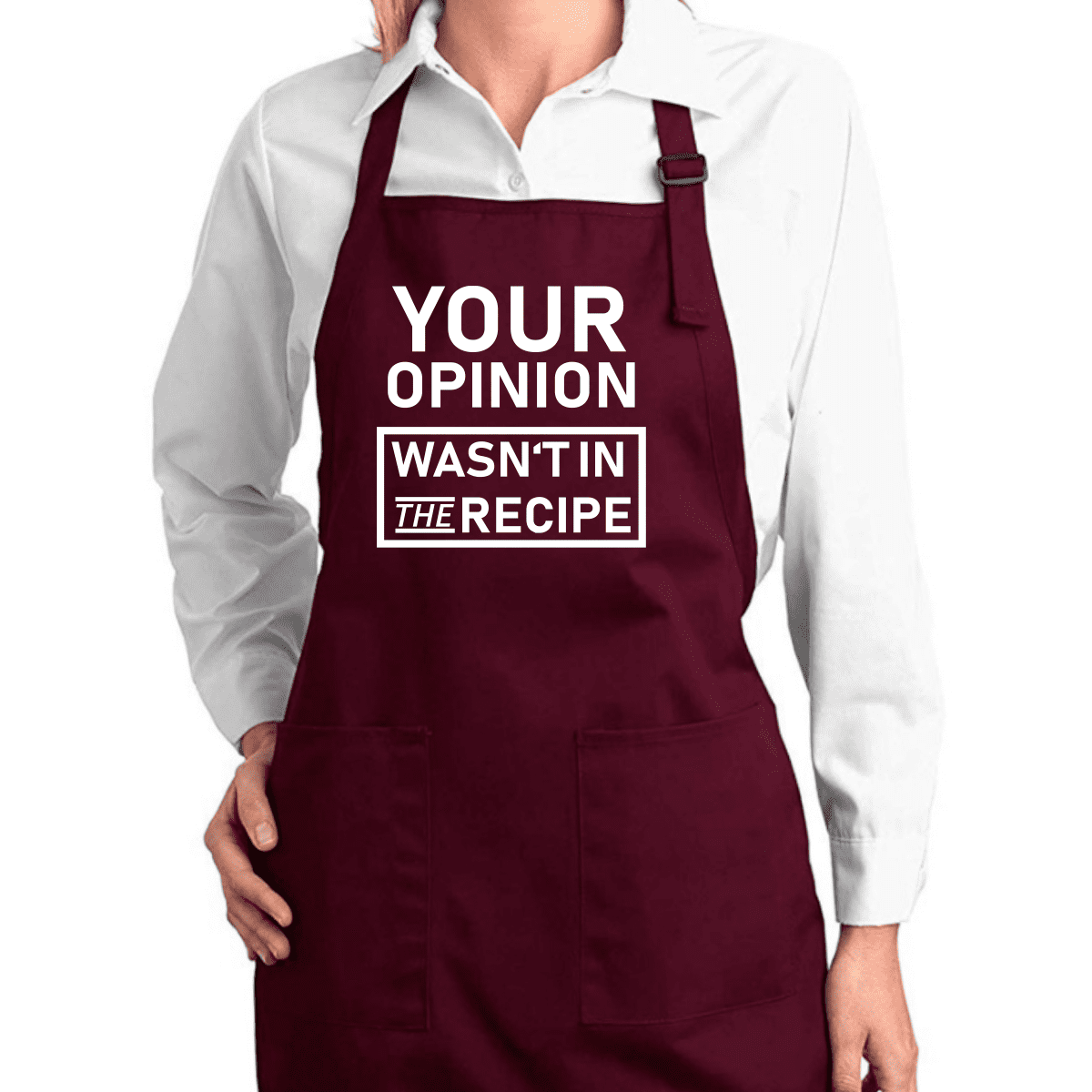 Your Opinion Wasn T In The Recipe Funny Chef Kitchen Cooking Apron With   Dc08f5c2 70e6 42b1 9ca6 F593e7766d87 1.49daa9c7bcb7aa9f044d9add85052aef 