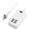 thumbnail image 1 of 6 Ports Usb Charger Hub Desktop Us Plug Ac Power Wall Travel Charging Adapter Slots Charging Station Extension Socket Outlet With Cable, 1 of 6