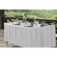 thumbnail image 4 of 6-Pack of Exquisite White Plastic Table Skirts - Each 14 Ft. Long x 29 Inch Wide, 4 of 9