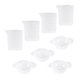 thumbnail image 2 of Herramientas de pegamento de resina de silicona para bricolaje - Taza medidora de 100 ml Taza mezcladora de resina líquida, tazas graduadas, Wandteppich de 8Piezas perfecl Vasos de resina para mezclar, 2 of 8