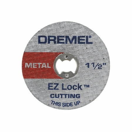 

Dremel EZ456 1-1/2 inch EZ Lock Metal Cut-off Wheels for EZ402 EZ Lock Mandrel 5-Pack