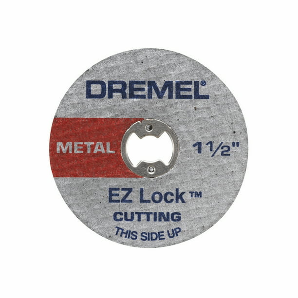 Dremel EZ456 1-1/2 inch EZ Lock Metal Cut-off Wheels for EZ402 EZ Lock  Mandrel, 5-Pack