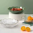 thumbnail image 3 of Plato de fruta con forma de pétalo, plato decorativo for el hogar, lavavajillas, plato de aperitivos, plato de caramelo, plato de fruta, verde, 3 of 6