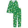 thumbnail image 4 of SCRAWLGOD Star Ho Ho 2 Piece Set Pajamas for Women Lounge Set Fall Clothing Size 2XL Crewneck Pajama Set with Pockets Casual Women Sleepwear Set for Christmas, 4 of 6