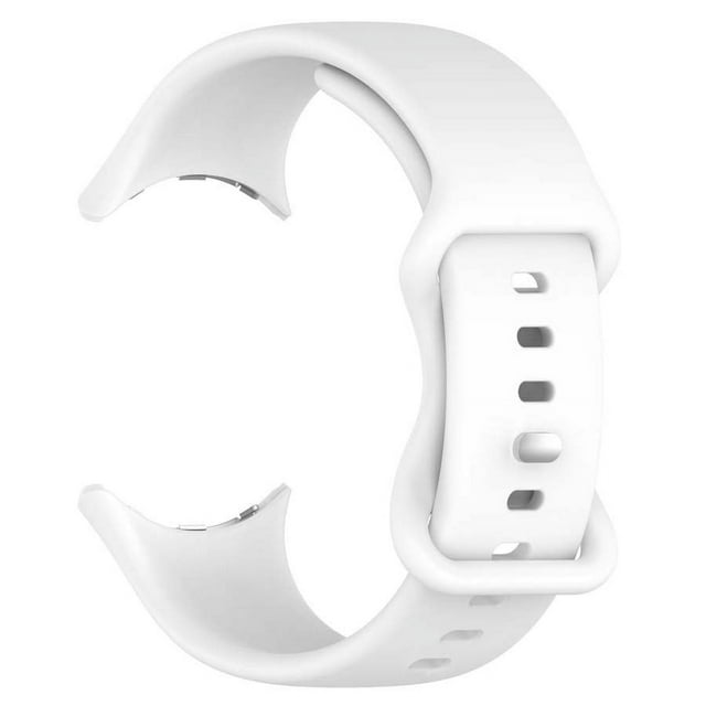 Sports Silicone Strap For Google Pixel Watch 3 41 45mm Replacement Correa Bracelet For Google Pixel 2 Smart Watch Band Accessory WHITE Pixel Watch 3 45mm