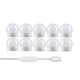 thumbnail image 2 of Led Vanity Lights Strip Kit, With 10 Dimmable Light Bulbs For Length Mirror And Bathroom Wall Mirror, Plug In Mirror Lights With Power Suppl, 2 of 9