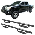 thumbnail image 2 of Compatible with 05-22 Tacoma Double Cab Black Red Running Board Step Bar + Brackets, 2 of 6