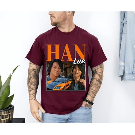 

Han Lue Retro Shirt Han Lue Shirt Tokyo Drift Retro Shirt Han Lue 90 s Vintage Homage Shirt Han Lue Gift for fan The unisex soft-style t-shirt comfortable material.