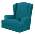 thumbnail image 2 of Funda de sofá cama sin brazos Spandex Stretch Futon Slipcover antideslizante elástico Sofá plegable completo Escudo de sofá adaptaciónción a sofá Verde Yotijar Funda antideslizante para silla de ala, 2 of 10