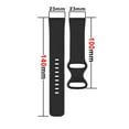 thumbnail image 4 of KIQ Durable and Water Resistant Silicone Replacement Watch Strap Band Compatible With Fitbit Versa 3(100 140mm)(Rose Red), 4 of 5