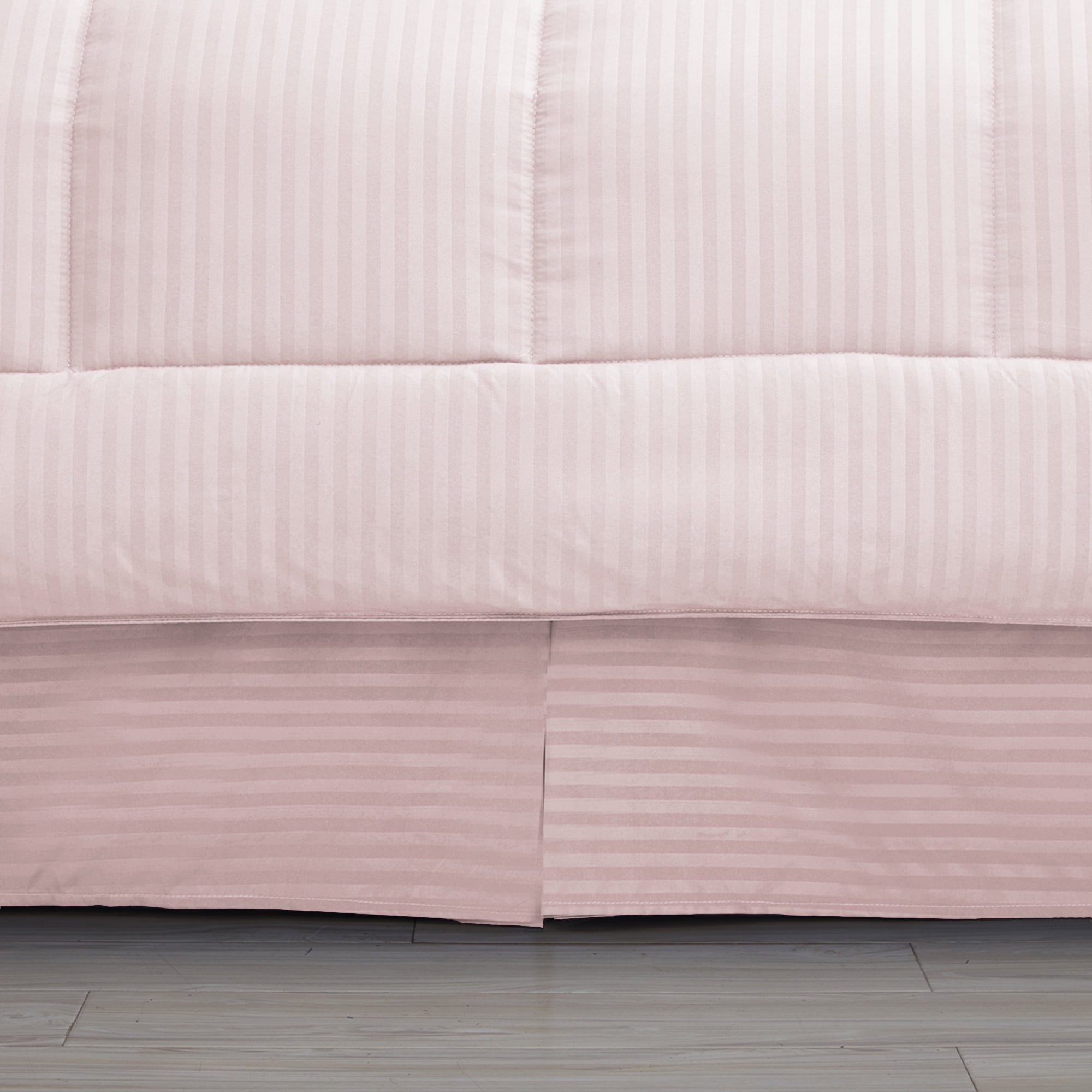 Sweet Home Collection Pale Pink 8 Piece Bed in a Bag Comforter Set with Sheets, Queen