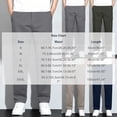thumbnail image 3 of RYRJJ Men's Classic Slim Fit Stretch Chino Pants Solid Color Lightweight Elastic Waist Skinny Work Long Pant Trousers with Pocket(z3-Green,M), 3 of 6