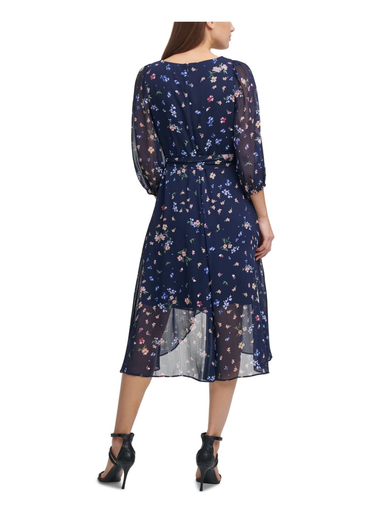 dvf blue silk dress Fortuna Silk Chiffon Dress – Diane von Furstenberg