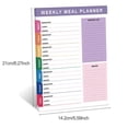 thumbnail image 3 of Healthy Eating Journal Notepad Tearable Sheets For Meal Prep Grocery Lists Weekly Diet Schedule Organizers Meal Planner, 3 of 4