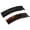 Shell and Black, variant on Parcelona French Rectangular Bar Large Celluloid Acetate Hair Barrettes for Women
