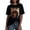 B-Black, variant on Tiweut Women Tshirt Short Sleeve Crew Neck Graphic Printed Blouse Top For Everyday Wear Relaxed Blouse