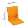 thumbnail image 3 of Chair Cover,Quilted Non-Slip Washable Protective Armchair Cover for Desk Computer Chair, Home Study Seating,Orange, 3 of 6