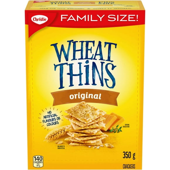 Wheat Thins Original Family Size Crackers, 350 g
