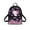Axolotl with Cherry Blossom Pattern, variant on Eheartsgir Cow Print Small Shoulder Bag with Lightweight Front Pocket Daypack for Hiking, Polyester Travel Shoulder Bag for Hangouts