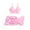 A-5441Pink2, variant on MEZZALL Kids Swimwear Girls Three Piece Sets For Beach Pool And Ocean Activities Comfortable Stylish Sun Protective Swimwear Toddler Beachwear Birthday / 11-12 Years
