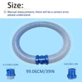 thumbnail image 3 of Yuehao Replacement Pool Vacuum Hose for MX8, R0527700 Swimming Pool Cleaner Hose for Spa, 1m Length PE& Hose for Above Ground Pools and Hot Tubs, Easy Lock installation (Black), 3 of 8