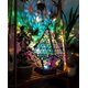 thumbnail image 1 of Lámpara de proyección de suelo de cielo estrellado de mosaico bohemio, luz de noche para mesa Rojo Verde  Cocina, Decoración y Otros, 1 of 4