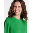 thumbnail image 5 of Time and Tru Women's Seamed Mini Dress with Short Sleeves, Sizes XS-XXXL, 5 of 6