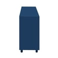thumbnail image 6 of EUROCO 59.6" Sideboard Buffet Cabinet,Large Storage Cabinet with 4 Doors,Adjustable Shelves and Embossed Curved Door Design,Wood Coffee Bar Cabinet for Entryway,Kitchen and Study Rooms,Navy Blue, 6 of 7