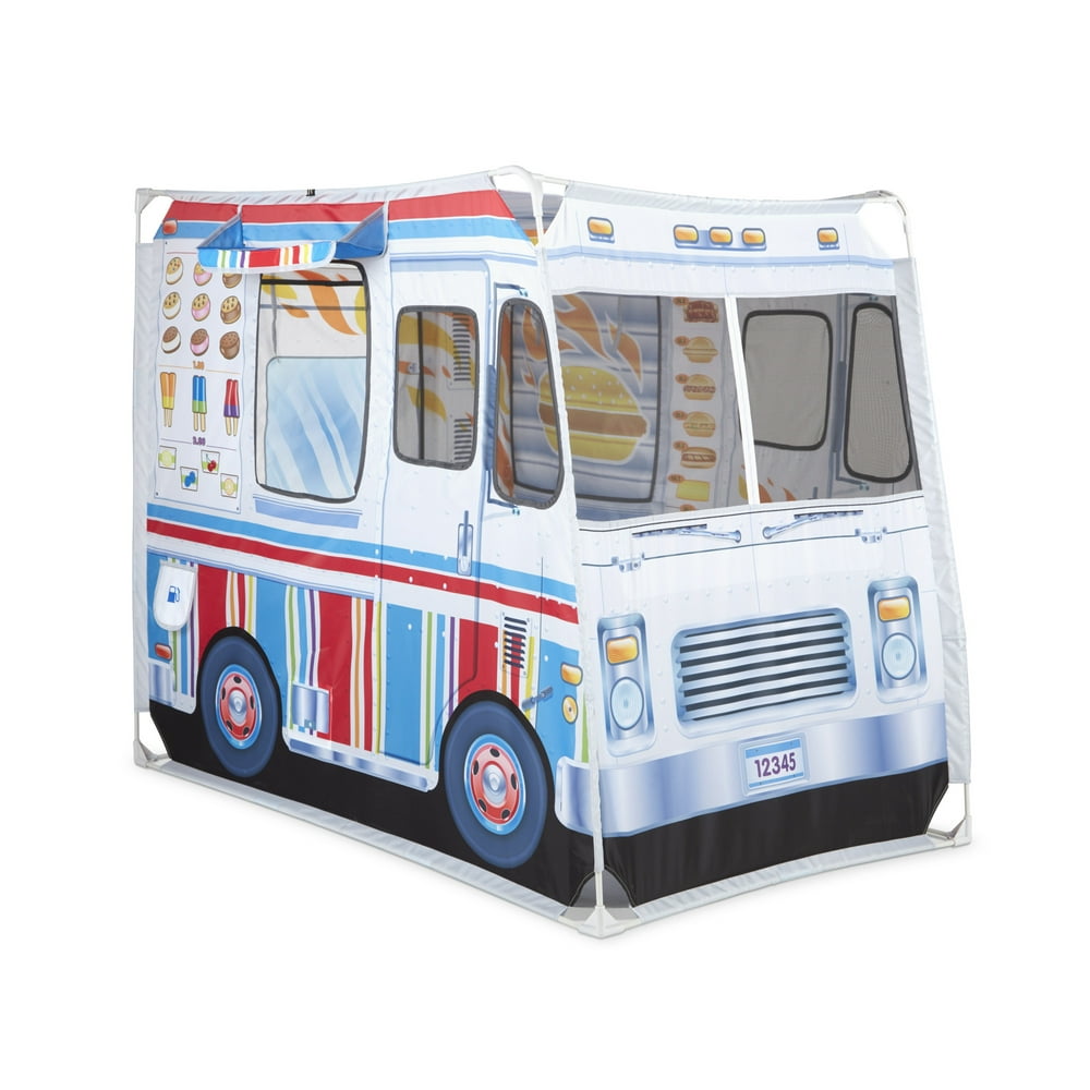 Melissa & Doug Food Truck Fabric Play Tent Playhouse and Storage Tote