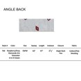 thumbnail image 2 of Personal Touch Angle Back Overlap Premium Patient IV Sleeves Hospital Gown With Telemetry Pocket, Raspberry Grey Diamonds (2 Pack), 2 of 2