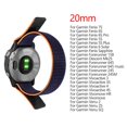 thumbnail image 1 of Correa de nailon para correa de reloj Garmin Fenix ​​7S/6S/5S (20 mm azul oscuro), 1 of 7