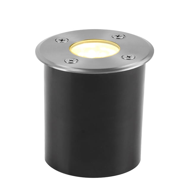 Lampara Empotrado Led Exterior Satinado 3w Luz Suave Cálida Tecnolite