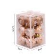 thumbnail image 1 of Decoraciones de Navidad, 12 unidades, 9 colores, Bola de Navidad de alta calidad, colgante de árbol de Navidad, decoración navideña para el hogar, 2023, regalo de Año Nuevo, HOMELLIKER2, 1 of 4