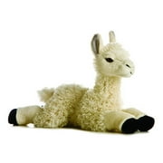 Aurora - Medium White Flopsie - 12 Llama - Adorable Stuffed Animal